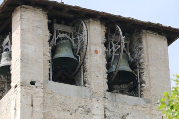 Bell Tower in the village of Comune Di Sorico